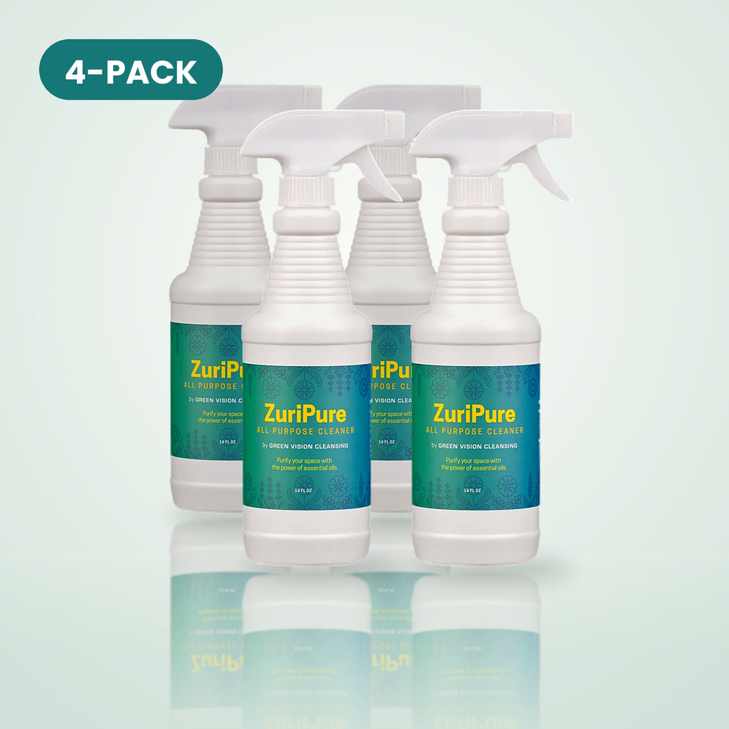 ZuriPure non-toxic all-purpose cleaner spray, 4-Pack of 16 fl oz bottles